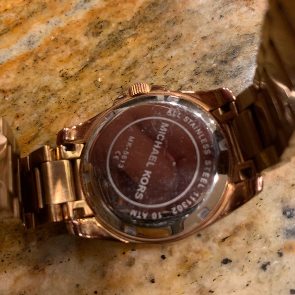 Michael Kora Rose Gold-Tone Watch - Picture 4 of 8